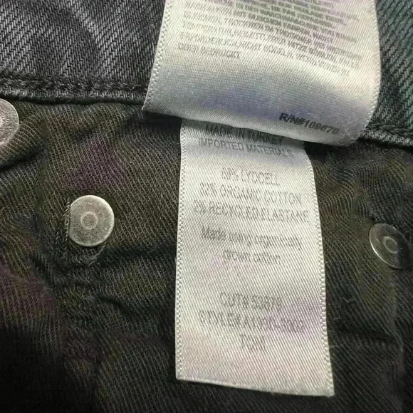 Agolde Toni Mid Rise Straight Jeans Feral Size 28 - Picture 10 of 10